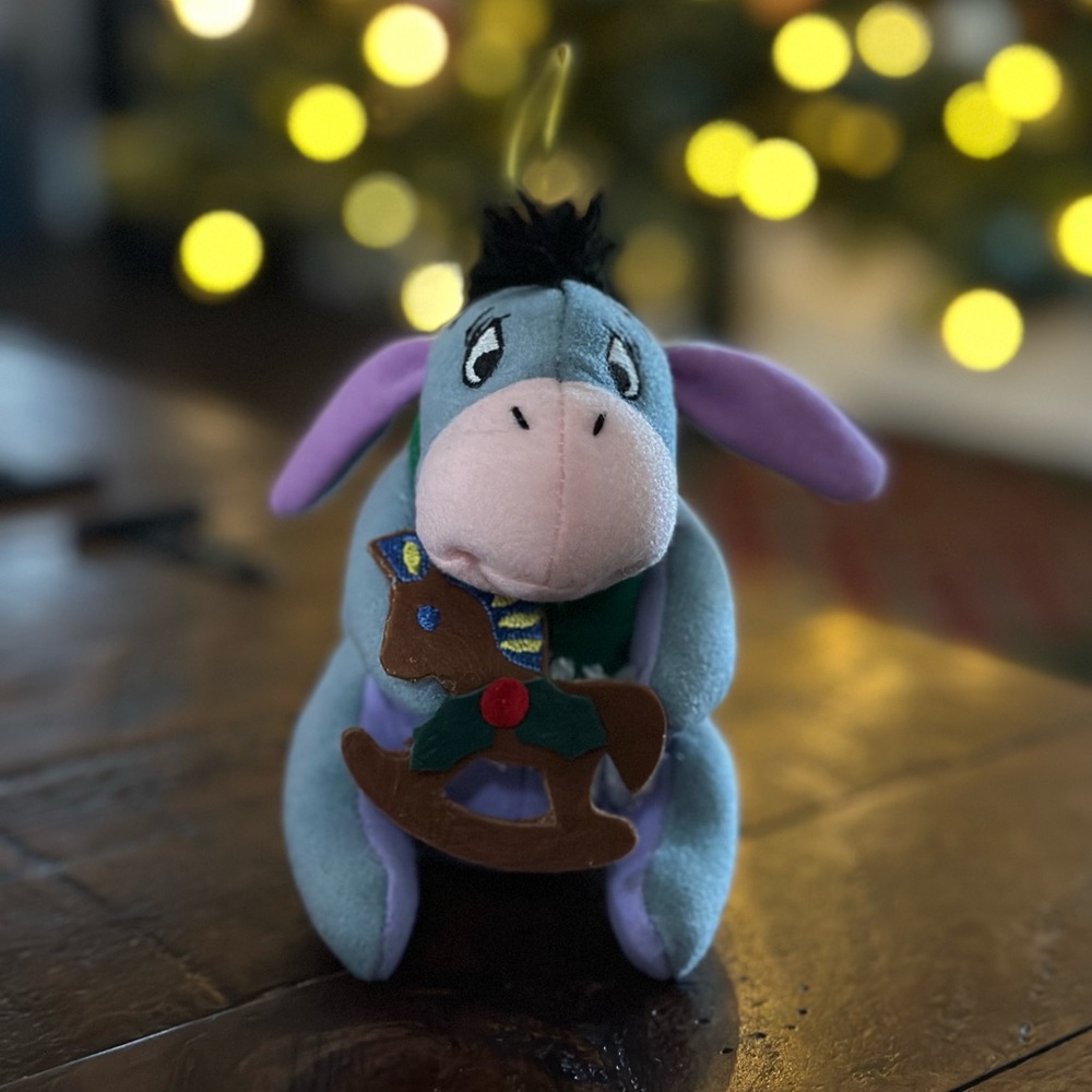 Eeyore Stuffed Animal Ornament
